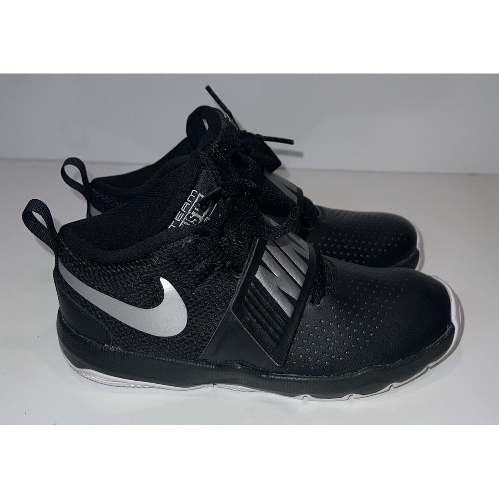 Nike Team Hustle D 8 Black Kid's Size 2Y New